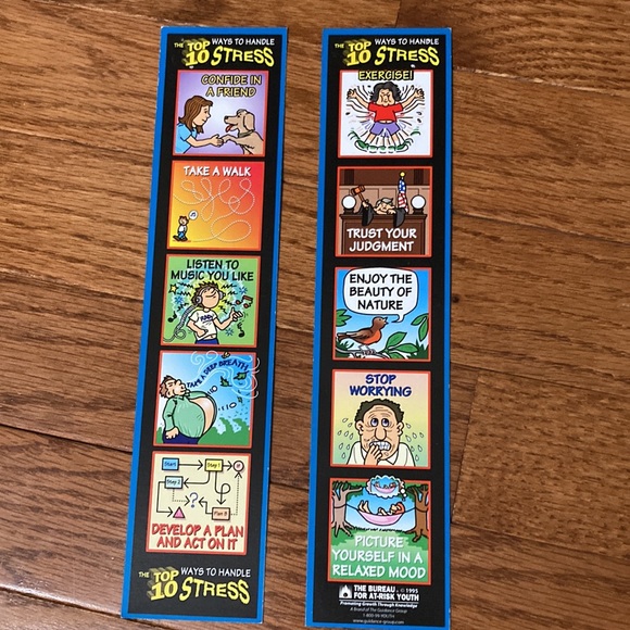 Top 10 Ways to Handle STRESS (poster/bookmarks) - Picture 9 of 13